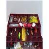 Image 2 : Plano Fishing Tackle Box w/Contents