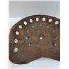 Image 2 : Vintage Tractor Metal Seat - 17" x 15" - PICK UP