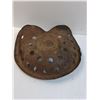 Image 3 : Vintage Tractor Metal Seat - 17" x 15" - PICK UP
