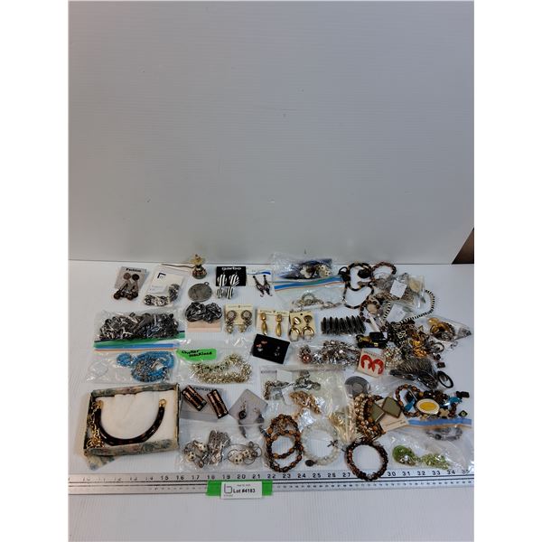 Costume Jewlery - Earrings, Bracelets, & Necklaces - Assorted