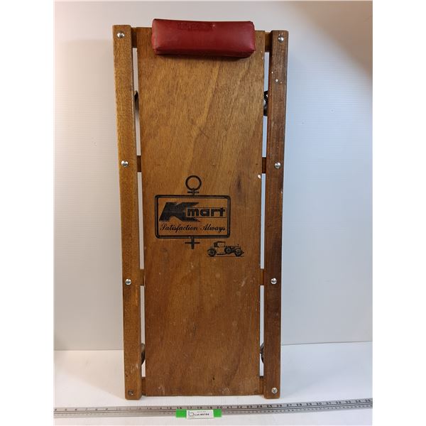 K-Mart Vintage Wood Shop Crawler - 16" x 36"  - PICK UP ONLY