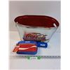 Image 1 : Coca Cola Lot: Pencil Case Holders & Metal Drink Holder (Some Wear)