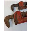 Image 5 : (2) Adjustable Pipe Wrenches - 10" & 14"