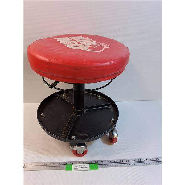Torin Big Red Wheeled Shop Stool - Adjustable - PICK UP