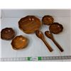 Image 1 : Wooden Salad Set