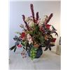 Image 3 : Artificial Flowers With Woven Pot (up to 25 inches tall), Decorative Bird House - PICK UP ONLY