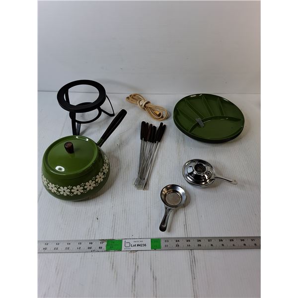 Fondue Pot Set And Accessories