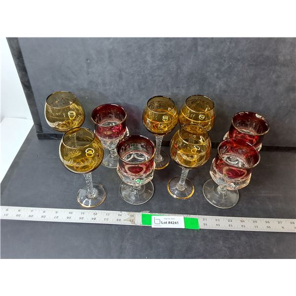 (9) Wine Glasses