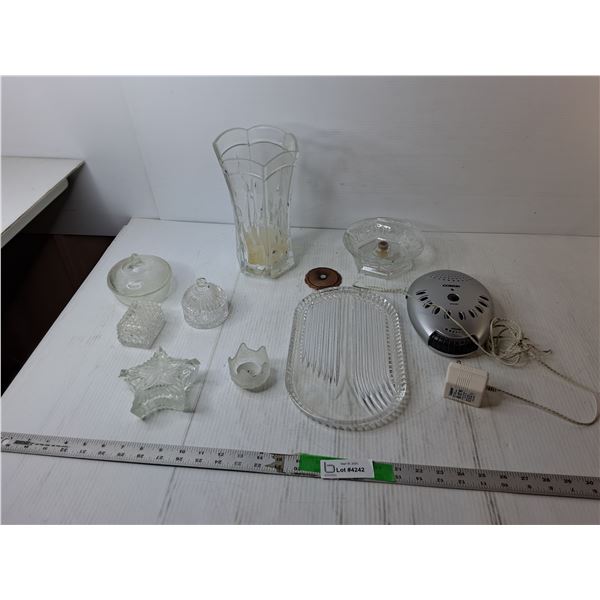 Conair White Noise Machine, Miscellaneous Glass Containers/Vase