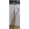 Image 1 : **(7) Wooden Walking Sticks Up to 76.5" Long, Cannot Ship