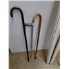 Image 2 : *(2) Canes-One Adjustable Up to 37", (2) Tiki Torches, (2) Rolling Blinds 27" Wide- Cannot Ship