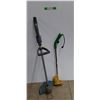 Image 1 : **(2) Grass Trimmers- Weed Eater- Powers On & Yard Works- No Battery. Cannot Ship