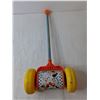 Image 3 : Fisher Price Chime Phone- As Is & Chime Roller Push Toy- Has Sound