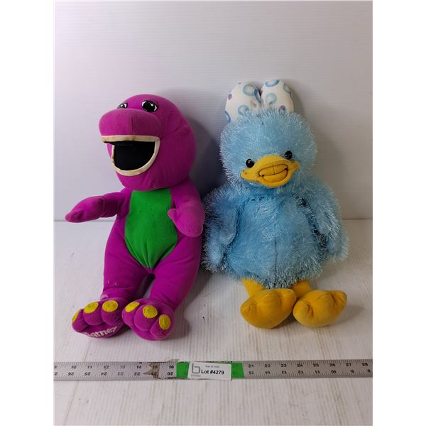Barney- Sound Not Working/ Some Rips and Staining & Easter Stuffies