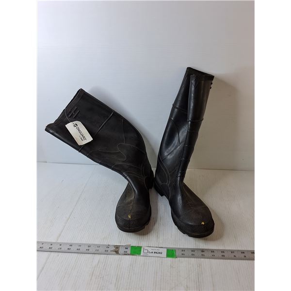 OnGuard Men's Steel Toe Boots- 10