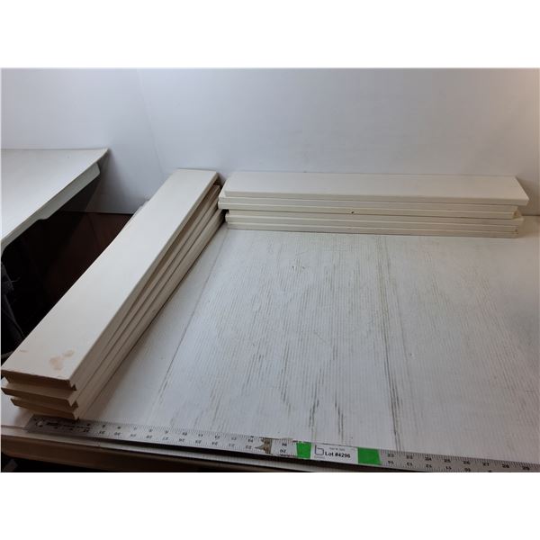 (12) MDF Boards Approx. 28" x 4.5" x .75", Cannot Ship