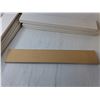 Image 2 : (12) MDF Boards Approx. 28" x 4.5" x .75", Cannot Ship