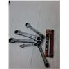 Image 3 : Tool Lot- Ratcheting Wrenches, Drill Bits, Magnetic Pickup, Misc.