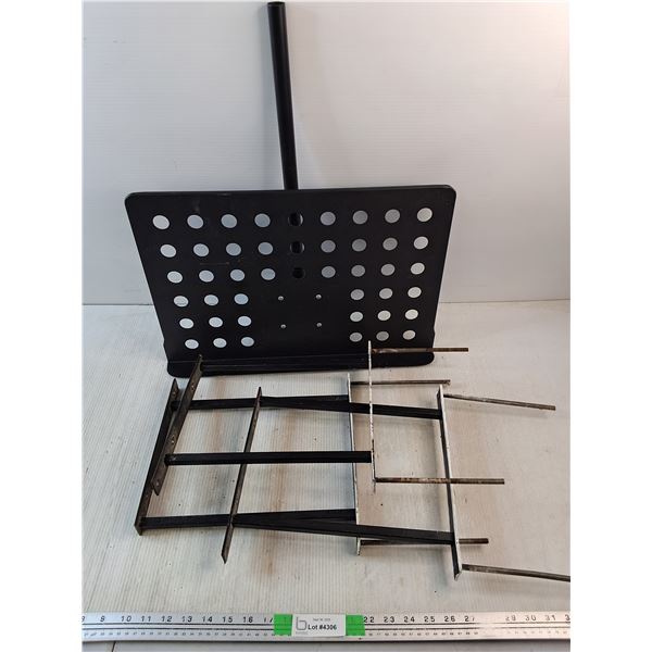 Metal Firewood Rack with an Ash Shovel/Cleanout Tool - PICK UP