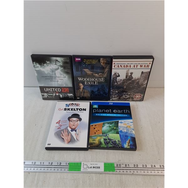 DVD & Blu Ray Movies - Red Skelton, Planet Earth, United 93