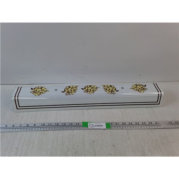 Glass Lamp Shade 24" x 3" x 4" - PICK UP