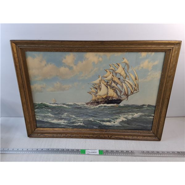 Framed Wall Art Print 29" x 20" - PICK UP ONLY