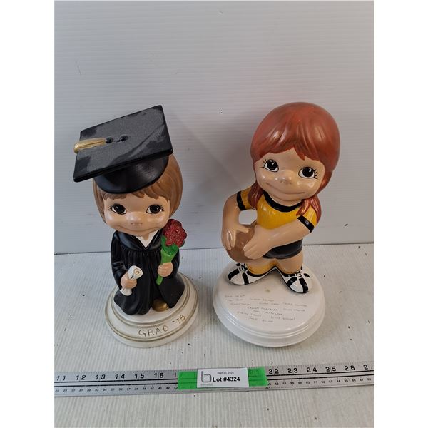 Vintage Whitewear Statues/Desk Decorations