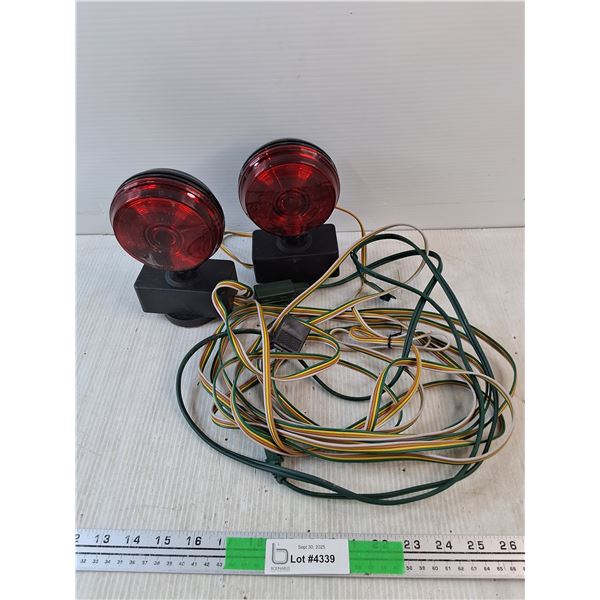 (2) Sealed Taillights and Wiring - As Is