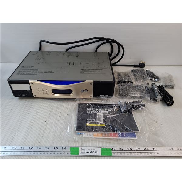 Monster Power HDP IR2550 High Definition Power Center, Accessories - Powers On, As Is