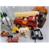 Image 4 : Vintage Liquor/Beer Bottles, Insulated Jug, Binoculars, TD Water Bottle, Kids Toys - PICK UP