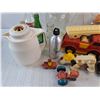 Image 5 : Vintage Liquor/Beer Bottles, Insulated Jug, Binoculars, TD Water Bottle, Kids Toys - PICK UP