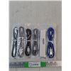 Image 1 : (6)  USB - Lightning Charging Cables - New