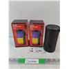 (2) 1500mAh Wireless Super Bass Speakers - Powers On, As Is