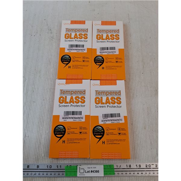 (4) iPhone 16 Pro Max Tempered Glass Screen Protector - Sealed