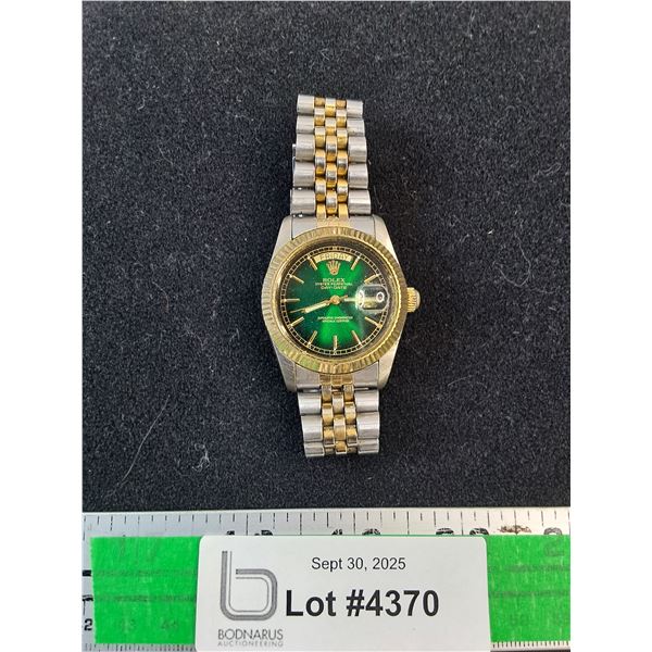^Rolex Oyster Perpetual Day Date Watch - As Is, Authenticity Not Guaranteed