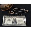 Image 3 : $100000 Souvenir Banknote , Safety Pin, Button Hook, Miniature Iron