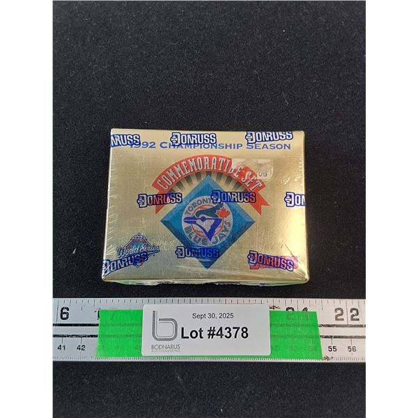 1992 Donruss Championship Season Commemorative Card Set - Sealed, Authenticity Not Guaranteed