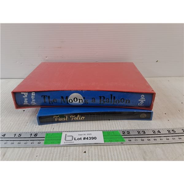 The Moons a Balloon & First Folio Books - New