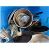 Image 2 : Tub Of Miscellaneous Used Pots & Pans - PICK UP ONLY