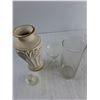 Image 3 : Porcelain And Glass Vases, Misc