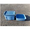 Image 2 : **(2) Rubbermaid Tubs Up To 17"x26" (One Lid Missing) - PICK UP