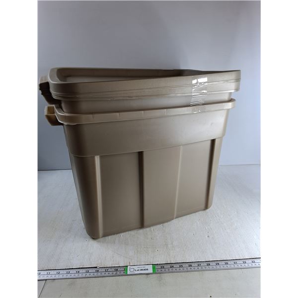 **(2) Rubbermaid Tubs Up To 22"x17" - PICK UP