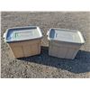 Image 2 : **(2) Rubbermaid Tubs Up To 22"x17" - PICK UP