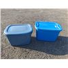 Image 2 : **(2) Plastic Tubs Up To 25"x16" - PICK UP