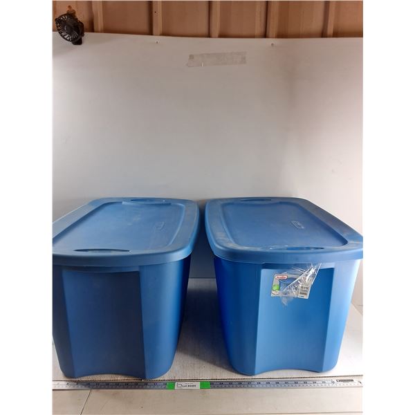 **(2) Sterilite Tubs Up To 24"x16" - PICK UP