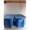 Image 1 : **(2) Sterilite Tubs Up To 24"x16" - PICK UP