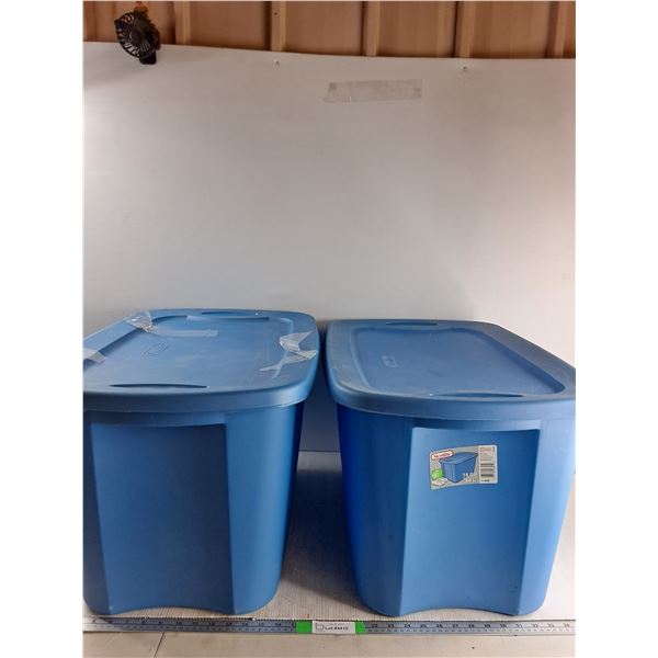 **(2) Rubbermaid Tubs Up To 26"x16" - PICK UP