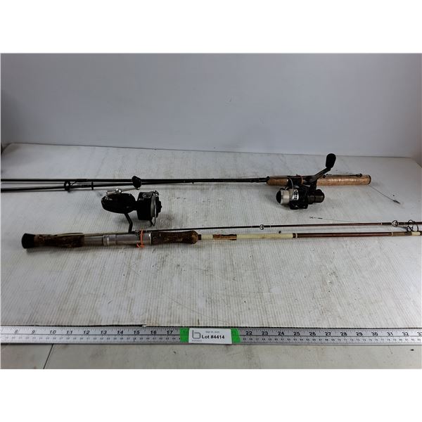 (2) Fishing Poles With Reels - PICK UP