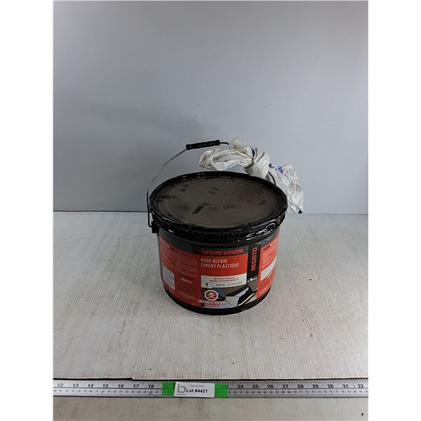 30 Pound Pail Of Roof Repair (Half Full) 9"x12" - PICK UP ONLY