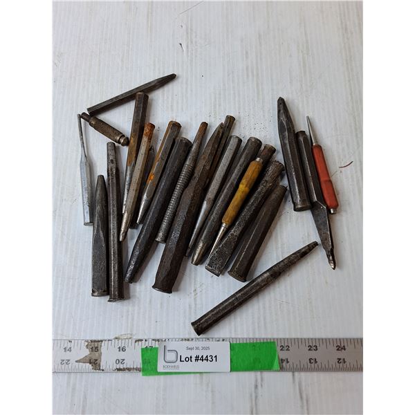 Lot of Punches & Chisels